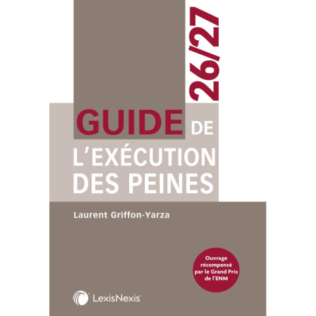 Guide de l'exécution des peines 26/27