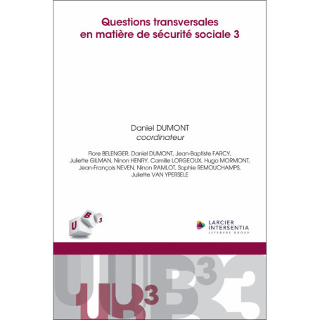 Questions transversales en matière de sécurité sociale 3