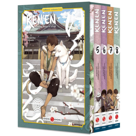 Ken'en - Comme chien et singe - coffret - vol. 05 à vol. 08