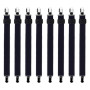 Bedecor -8Pcs (30cm à 120cm) Tendeur Drap Housse Lit Drap Réglable,Tendeurs de Maintien,Convient à Tous Lits et Matelas,Noir
