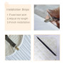 Bedecor -8Pcs (60cm à 200cm) Tendeur Drap Housse Lit Drap Réglable,Tendeurs de Maintien,Convient à Tous Lits et Matelas,Noir