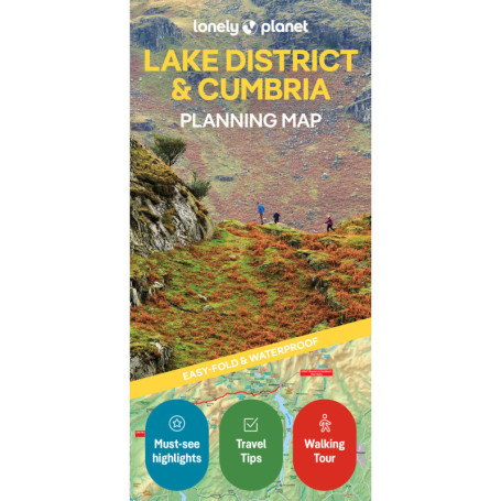 Lake District & Cumbria Planning Map 2ed -anglais-