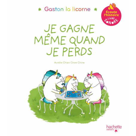 Livre son - Les émotions de Gaston - Je gagne même quand je perds
