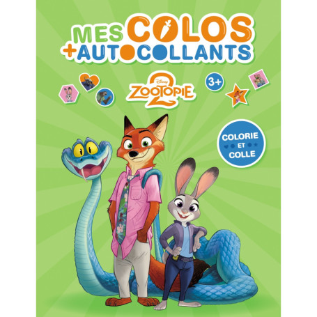 ZOOTOPIE 2 - Mes colos + autocollants - Disney