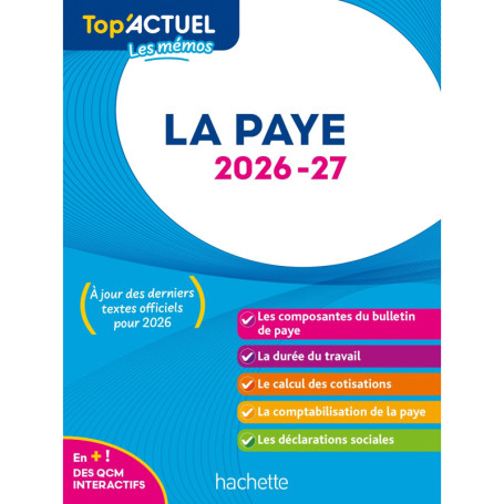 Top'Actuel La paye 2026-2027