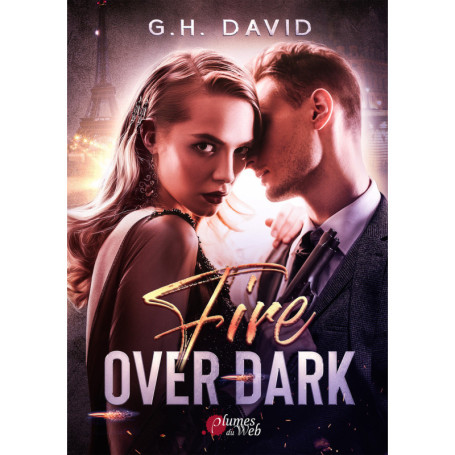 Fire over dark