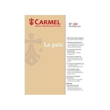 La paix - Revue Carmel