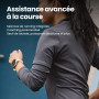 Amazfit Active 3 Premium Montre Connectée GPS pour Running, Écran AMOLED 1,32" en Saphir, Autonomie 12 Jours, 4 Go, NFC, Cartes 