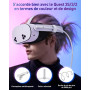 Maxonar Câble Link de Charge 5m Compatible avec Meta Quest 3, Quest 3S, Quest 2, Pico 4 et PC Steam VR Pico 4 et PC Steam VR, VR