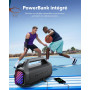 Soundcore Boom 2 Plus Enceinte Bluetooth puissante, 140W, 2+2 canaux stéréo, BassUp 2.0,Charge Rapide 30W, 20h, IPX7, lumières R