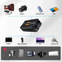 Yinleader Convertisseur 12V 220V 2000W /4000W Convertisseur de Puissance Ecran LCD 2 Prises AC pour Panneau Solaire Voiture VR