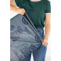 Handy Bag Sacs poubelle à poignées coulissantes Ultra Résistant & Fond anti-fuite, 100% plastique recyclé, 1 rouleau de 10 sacs 