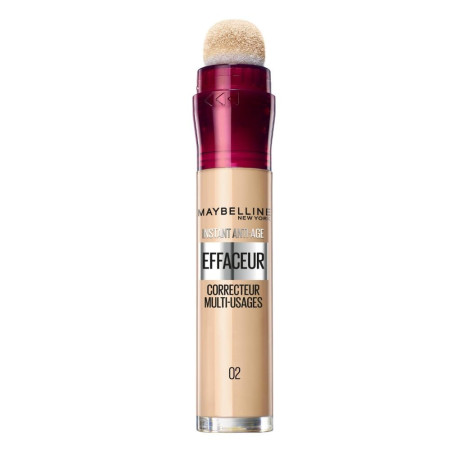 Maybelline New York - Instant Effaceur - Anti-cernes/Correcteur Fluide - Teinte : Beige Nu (02) - 6,8 ml