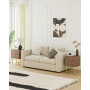 HEYZOEY Table de Chevet Bois avec 2 tiroirs, Moderne, Style bohème, pour Chambre à Coucher, Salon, Noyer