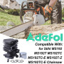 Adefol 37MM Cylindre Piston Kit pour Stihl MS192 MS192T MS192TC MS192TC-E MS192T-Z MS192TC-E Tronçonneuse avec Bougie d'allumage