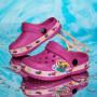Sabots Mules Enfant Pantoufles été Respirant Chaussures de Jardin Fille Garçon Dinosaure Sandales de Plage Maison Antidérapant C