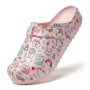 FRTUBOP Sabots de Femme – Chaussures Jardin Mules Confortables avec Bride Réglable, Antidérapantes et Légères, pour Cuisine, Hôp