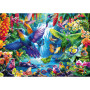 Trefl -Colibris sous Les Tropiques - Puzzle de 1000 pièces - Puzzle DIY avec Oiseau, Divertissement créatif, Loisir, pour Les Ad