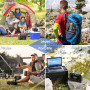 MARBERO Station Électrique Portable 24,000mAh Generateur Electrique Portable 88,8Wh Batterie Externe avec Prise 80W 220V USB C L