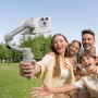 Insta360 Flow 2 Plus Pack traqueur IA, Gris - Stabilisateur Pliable pour téléphone, Suivi par l'IA dans Toutes Les applis iPhone