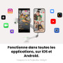 Insta360 Flow 2 Pro stabilisateur pour iPhone et Android avec suivi par l'IA, lumière d’appoint, perche à selfie et trépied inté