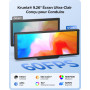 Krunia Écran Portable sans Fil 9,26" CarPlay Voiture avec 4K Dashcam & Arrière HD pour Apple Car Play & Android Auto, Mises à Jo
