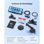 Krunia Écran Portable sans Fil 9,26" CarPlay Voiture avec 4K Dashcam & Arrière HD pour Apple Car Play & Android Auto, Mises à Jo