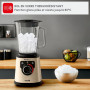 Moulinex Blender électrique, 1200 W, Bol verre capacité utile 1,5 L, Mixeur Smoothie, Technologie de lames Powelix, Haute qualit
