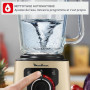 Moulinex Blender électrique, 1200 W, Bol verre capacité utile 1,5 L, Mixeur Smoothie, Technologie de lames Powelix, Haute qualit