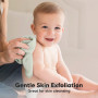 6-Pack Lingettes en Bambou Bio pour Bébé - Douces, Enfants, Serviettes, Molleton, Visage (Dove)