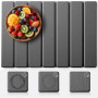 Tapis Egouttoir Vaisselle de Cuisine, Tapis Vaisselle Absorbant de Diatomées, Très Absorbant, Séchage Rapide (Gris Foncé, 40 x 3