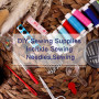 JUNING Kit Couture Complet avec Boîte, Premium Couture Accessoires, Set de Couture pour Voyage Famille Maison, Applicable au Tra