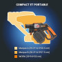 WORX Nettoyeur Haute Pression sans Fil Brushless 20V Hydroshot WG633E, Outil Mobile sans raccord d'eau Fixe, livré ave 1 Batteri