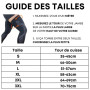 Flytex Maintiens de compression pour genoux et jambes V2 noir