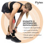 Flytex Maintiens de compression pour genoux et jambes V2 noir