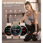 Iaret Montre Connectée Femme avec Appel Bluetooth, 1.32" Smartwatch avec Fonction Féminine Fréquence Cardiaque Sommeil Podometre