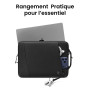 tomtoc 360° Slim Housse pour Nouveau 14 Pouces MacBook Pro M5 Pro/Max (2026), M5/M4/M3/M2/M1 (2025–2021), Protection Intégrale C