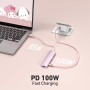 BENFEI Hub USB C 7-en-1 avec HDMI(4K@60Hz), 2 USB-A, 1 USB-C Data, 100W de Charge, Lecteur de Carte SD/TF, câble en Silicone san