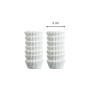 Zenker 43423 Caissettes en papier, lot de 240 moules papier, moules à chocolat, Blanc - Ø30 x 25 mm