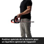 Einhell Taille-haies sans fil ARCURRA 18/55- Solo Power-X-Change (18V, Longueur de coupe 55cm, collecteur de taillures) Livré sa