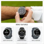 Garmin Approach® S44 Essential Golf GPS Smartwatch Écran AMOLED Fonctionnalités sur Le Terrain Lunette en Aluminium argenté avec