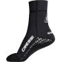 CRESSI Resilient Pro Neoprene Socks-Chaussons Unisex Néoprène 3 mm Noir Système Anti Sable “Smooth Glideskin Sandproof” avec Sem