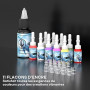 Kit de Machine à Tatouer Rotative Sans Fil POSEIDON avec 20 Cartouches d'Aiguilles,Encres & 2 Batteries Rechargeables | Pistolet