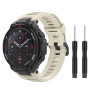 MoKo Bracelet de Montre Compatible avec Amazfit T-Rex/T-Rex Pro, Bracelet de Sport de Remplacement en Silicone Souple avec 2 Tou