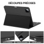 JADEMALL Coque Clavier pour Xiaomi Pad 8/8 Pro/Xiaomi Pad 7/7 Pro 11.2" 2026/2025, AZERTY Clavier Français Détachable Magnétique