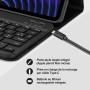 JADEMALL Coque Clavier pour Xiaomi Pad 8/8 Pro/Xiaomi Pad 7/7 Pro 11.2" 2026/2025, AZERTY Clavier Français Détachable Magnétique