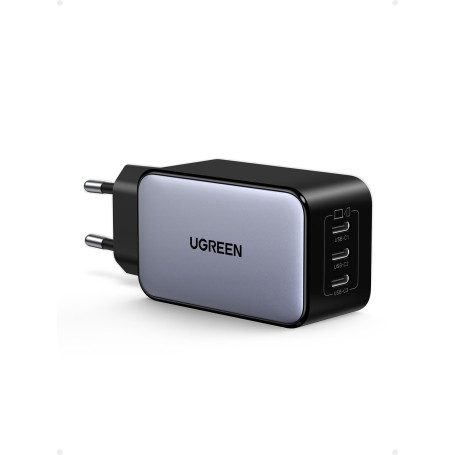 UGREEN Nexode 65W Prise Chargeur Triple USB C Charge Rapide Tech GaNInfinity Compatible avec iPhone 17 Pro Max Air 16 15 14 13 1