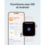 HUAWEI Watch FIT 5 Pro Montre connectée, +FreeBuds SE 4 Beige, GPS, ECG, Écran AMOLED de 1,92'', Verre Saphir, Grande autonomie,
