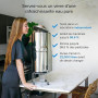 Weeplow® Neptune - Système de Filtration d'Eau par Gravité 11 Litres AISI 304 avec 2 Eléments de Purification O'Pure 2, Robinet