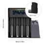 4 Emplacements 21750 21700 Chargeur de Batterie,SUNLYTOUR 4 Emplacements Ni-MH AA 21750 21700 18650 Chargeurs de Piles 21700 186